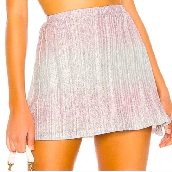 REVOLVE Skirts Nwt Superdown Willow Pleated Mini Skirt In Ombr